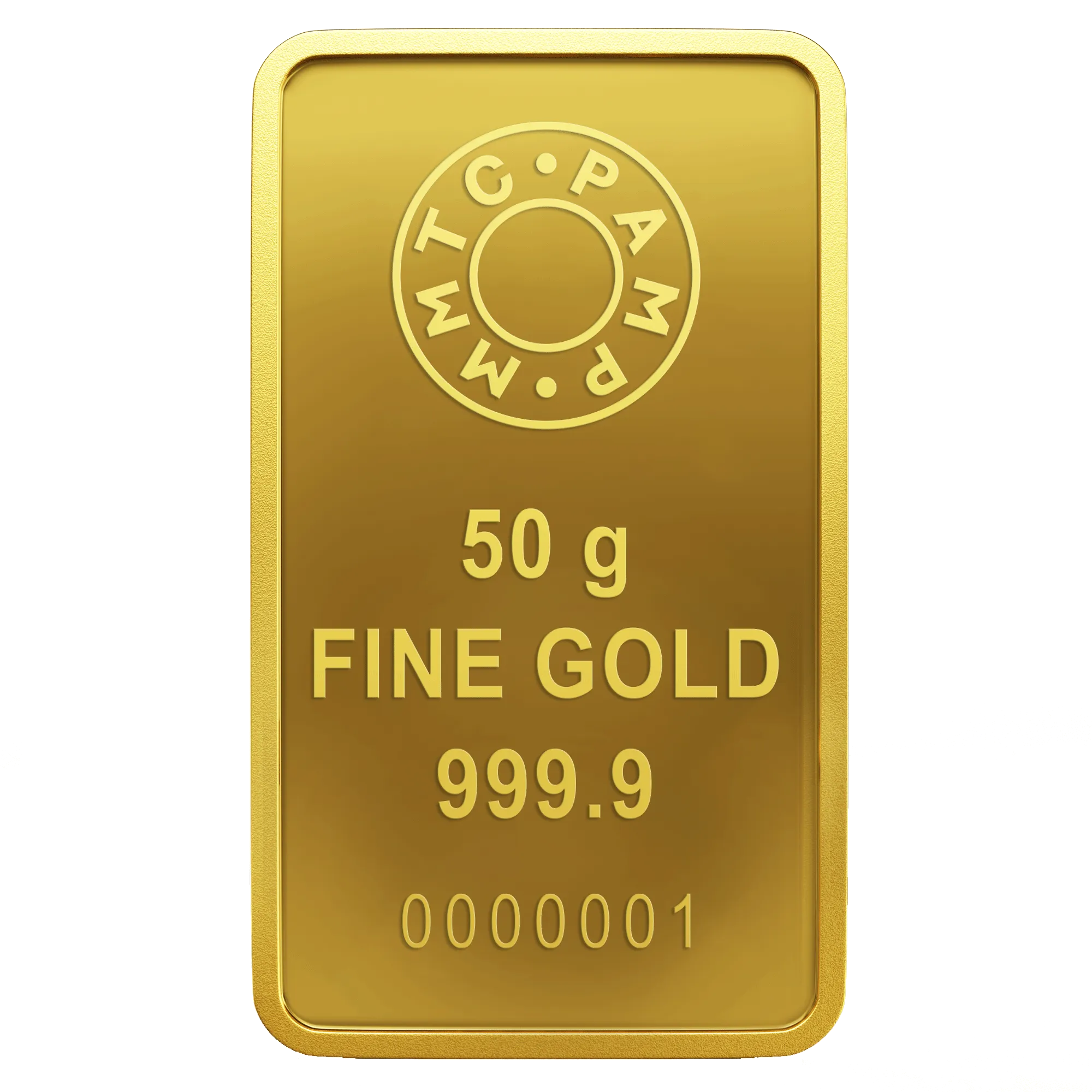 50 GM GOLD BAR ROSE 24K (999.9) MMTC gold