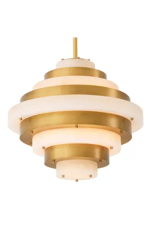 Alabaster Tiered Chandelier | Eichholtz Lazzari
