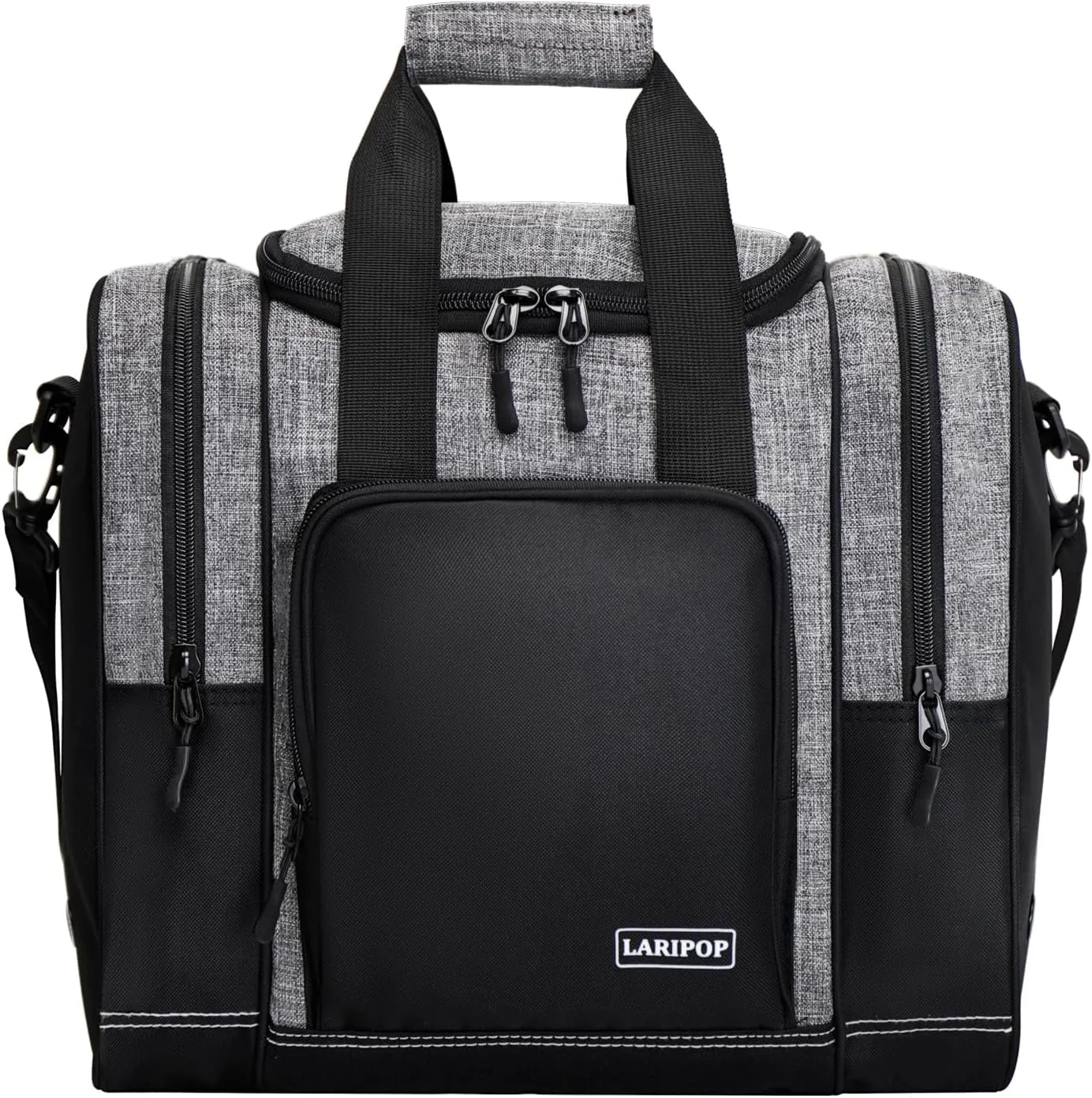 Bowling Ball Bag for Single Ball, 2022 Bowling Ball Tote Bowling bag with Padded Holder - Fits Shoes up to Mens Size 14 and Bowling Accessories