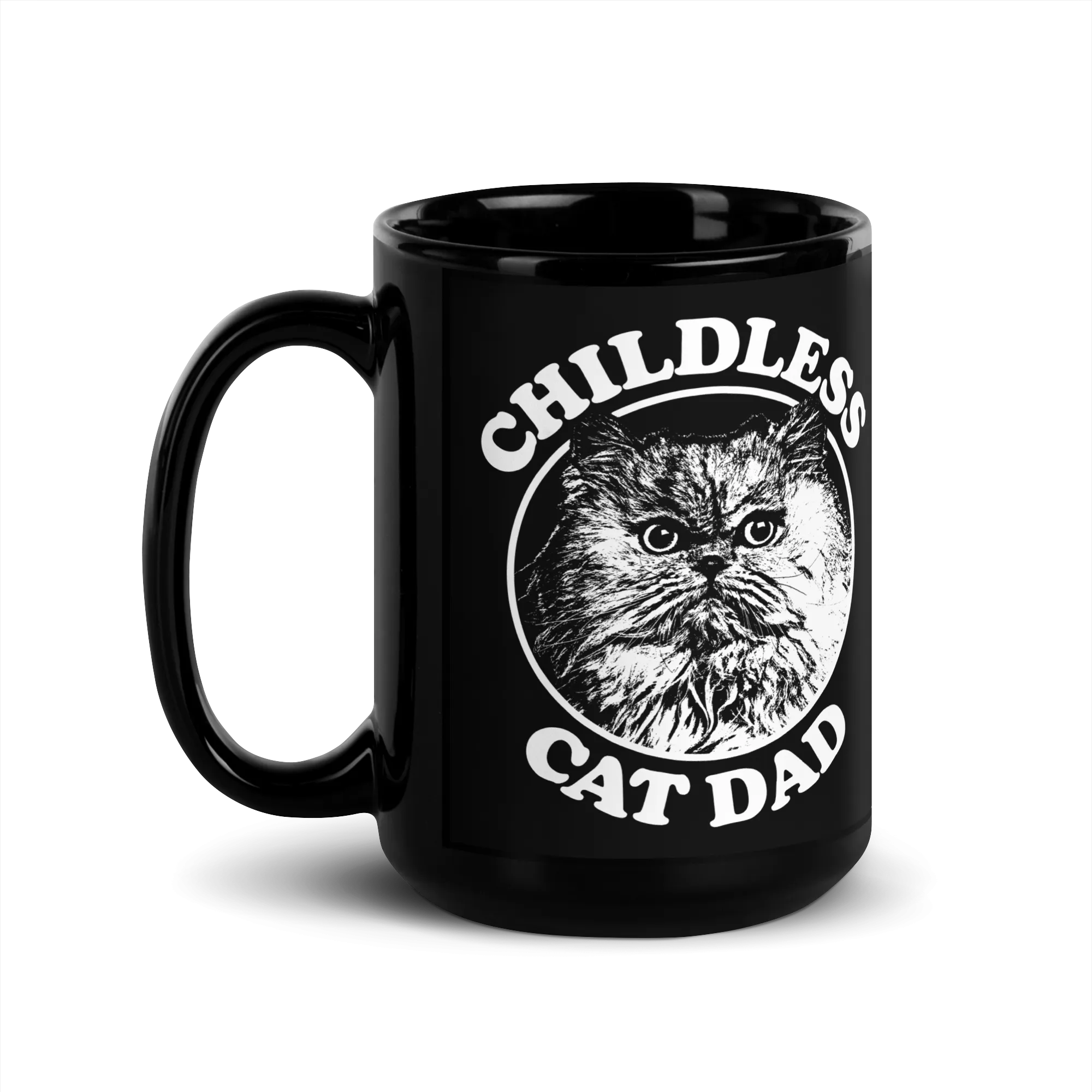 CHILDLESS CAT DAD Mug