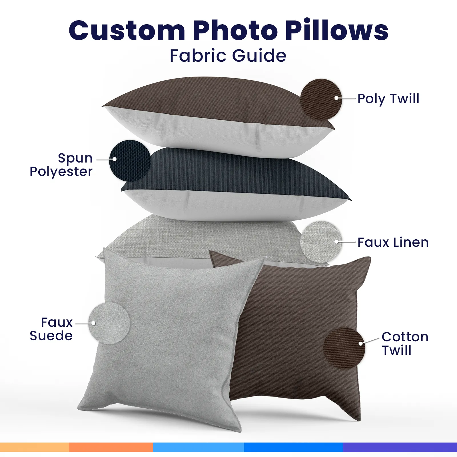 Custom Dear Message Photo Pillow