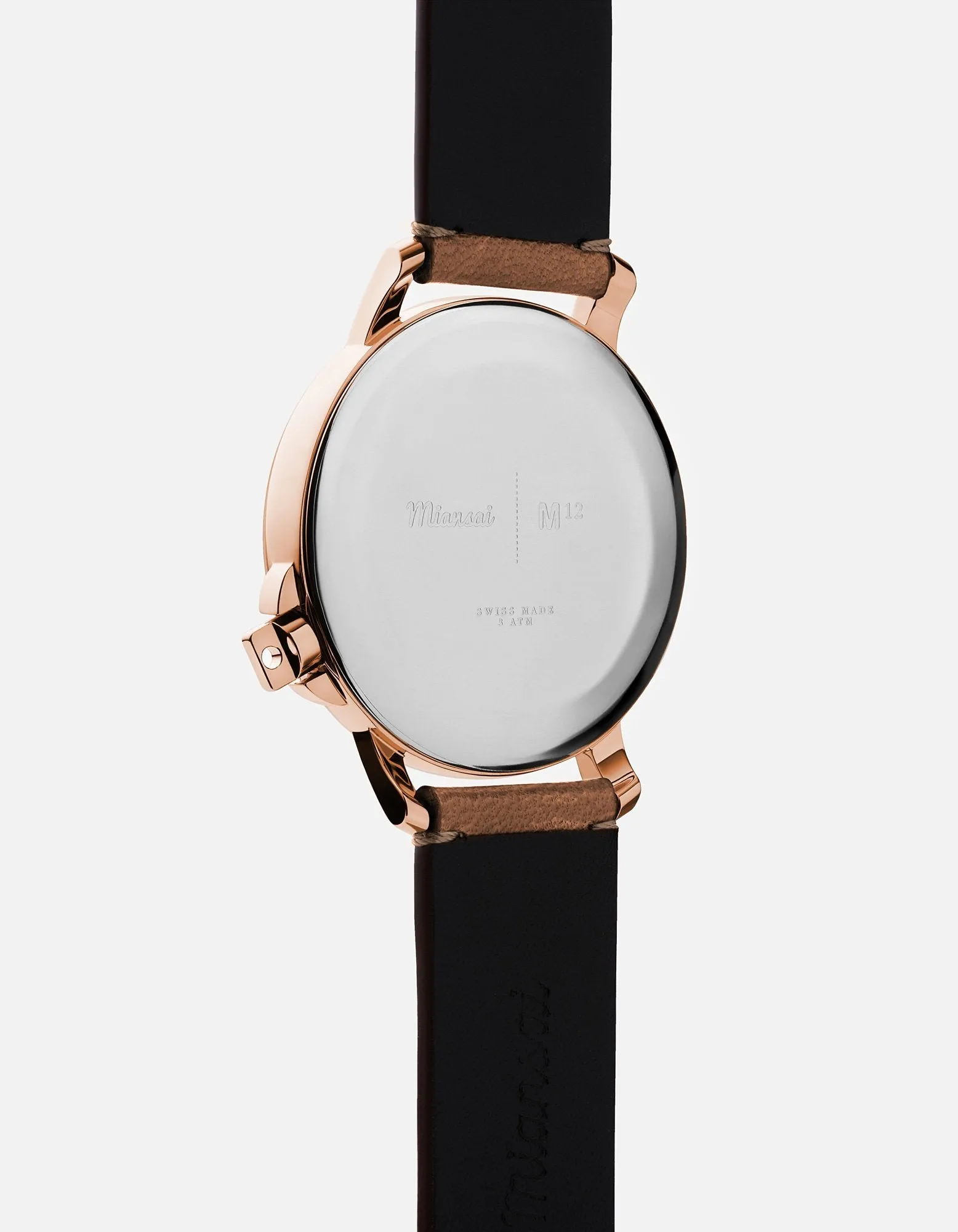 M12 Swiss Rose|White Tan Leather