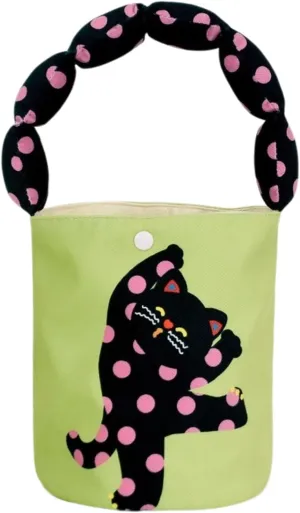 Mini Tote Bag for Women Cute & Sweet Style Nylon Handbag Purse Lightweight Daily Use BFF Accessories Gift