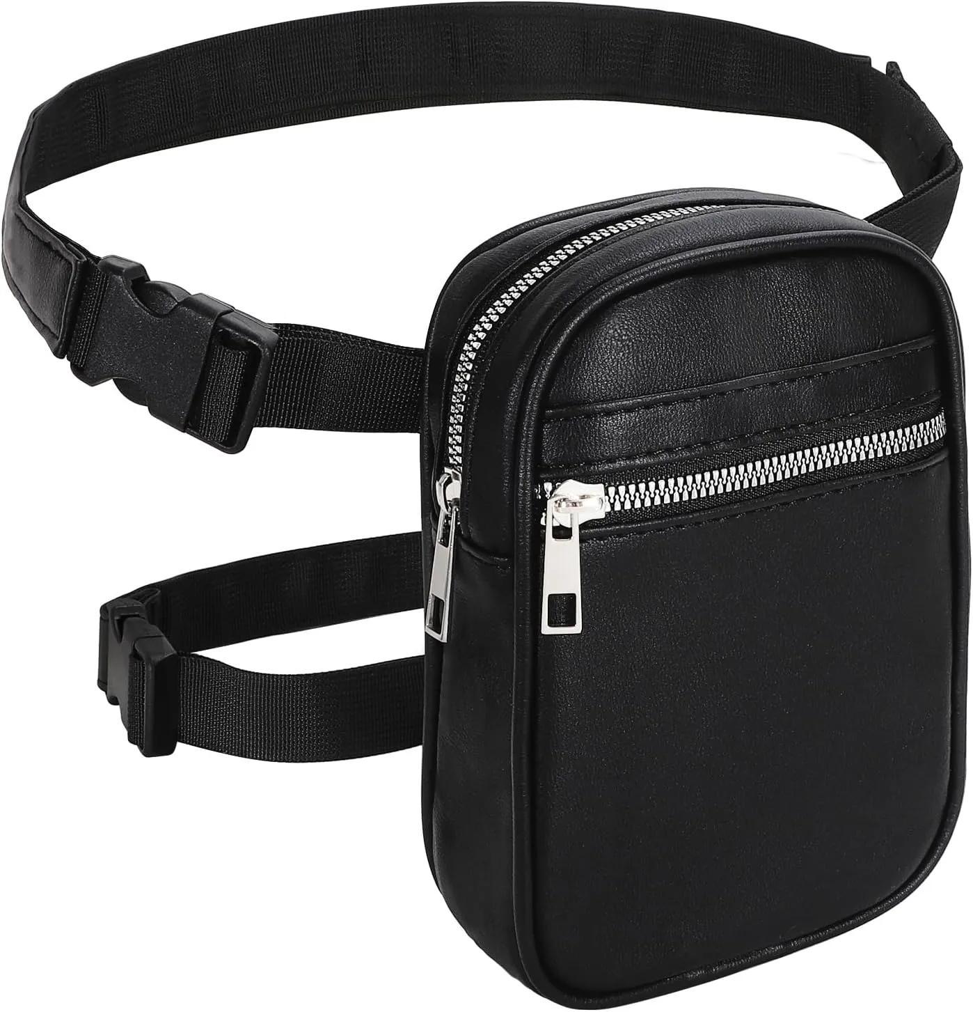 SUOSDEY Thigh Harness Waist Leg Bag for Women, Fanny Pack Leather Hip Bag