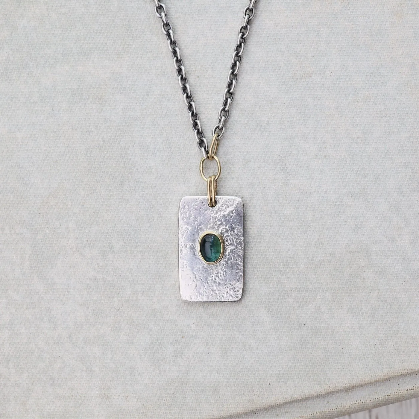 Tourmaline Tablet Necklace