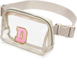 Z-Clear-D Fanny Pack Stadium Approved Crossbody Bag - Adjustable Strap for Women Men, Concerts Sports Travelling Hiking Running